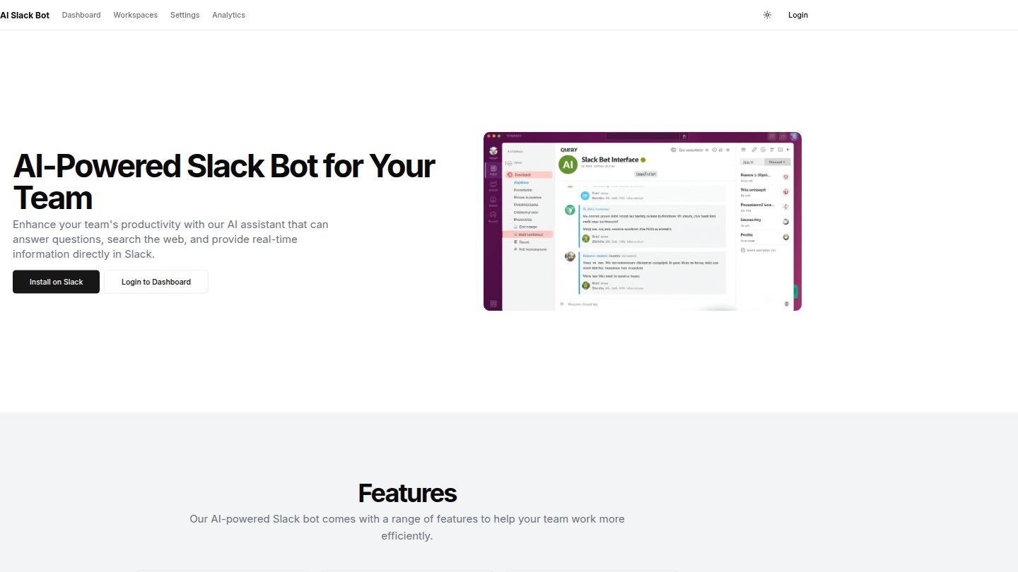 AI Slack Bot Interface